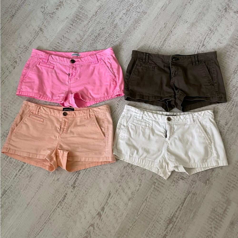 4pr Express Chino Shorts Sz 2